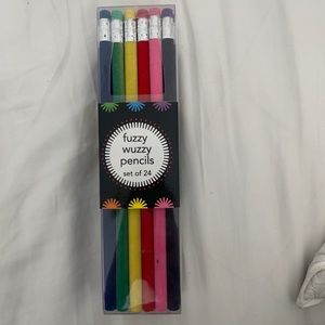 fuzzy pencils